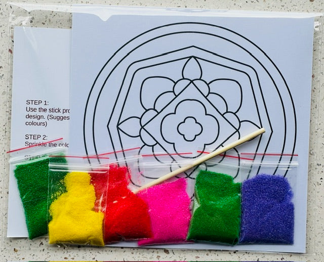 Single Pack A - Mandala Sand Art Kit